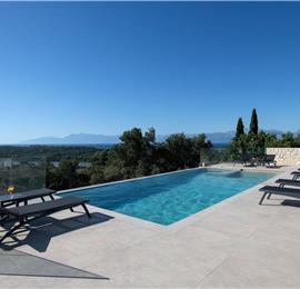 4 bedroom villa with pool & sea views, Acharavi, sleeps 8